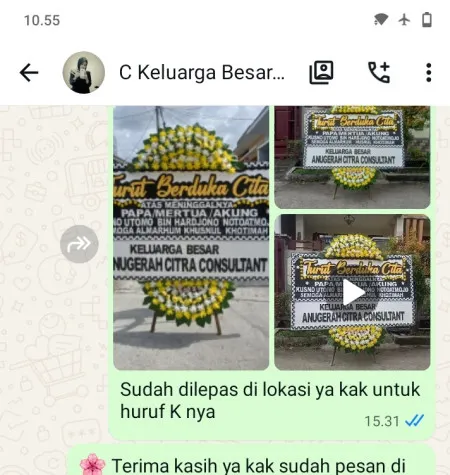 Pengiriman Papan Bunga Duka Kaligono Kaligesing