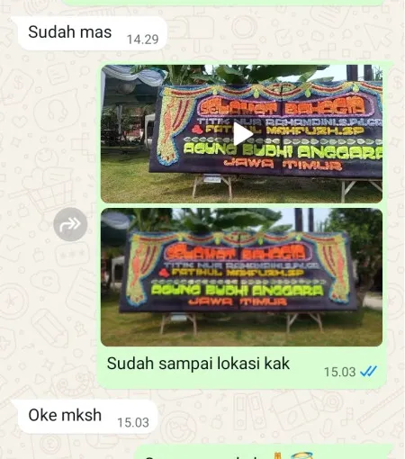 Pengiriman Papan Bunga Kaligono Kaligesing